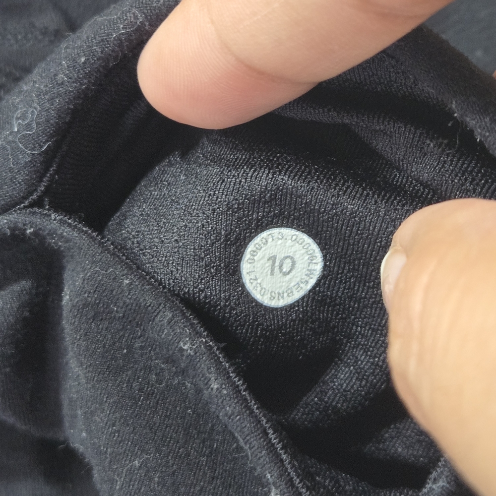 Lululemon Pants Womens Size 10 Black Align High Rise Mini Flared Yoga Stretchy - Picture 4 of 11